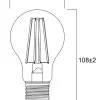 Lâmpada vintage toledo retro gls clear led sylvania 7W/2700K 806lm e-27