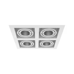 Luminária de Encastrar com Aba de Remate Tromilux 1008.400.1XX Branco