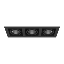 Luminária de Encastrar com Aba de Remate Tromilux 1008.300.9XX Preto