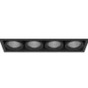 Luminária de Encastrar com Aba de Remate Tromilux 1007.400.9XX Preto