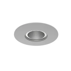 Luminária de Encastrar com Aba de Remate Tromilux 1009.100.2XX Cinza