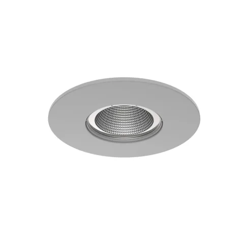 Luminária de Encastrar com Aba de Remate Tromilux 1009.100.2XX Cinza