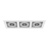 Luminária de Encastrar com Aba de Remate e Luz Orientável Tromilux 1008.300.1XX Branco