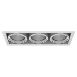 Luminária de Encastrar com Aba de Remate e Luz Orientável Tromilux 1007.300.8XX Aço Inoxidável