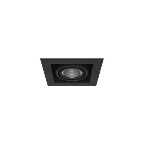 Luminária de Encastrar com Aba de Remate Tromilux 1008.100.9XX Preto