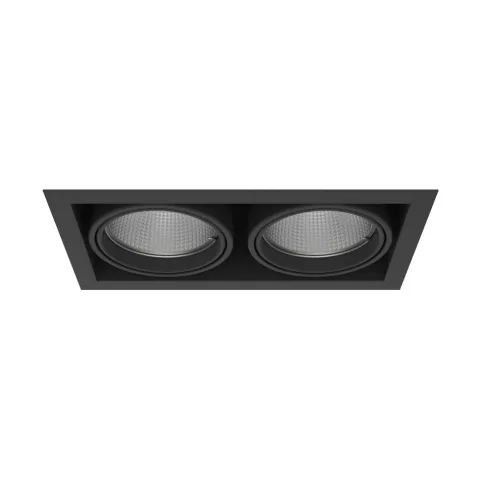 Luminária de Encastrar com Aba de Remate Tromilux 1007.200.9XX Preto