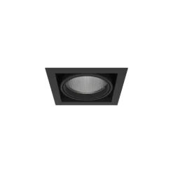 Luminária de Encastrar com Aba de Remate Tromilux 1007.100.9XX Preto