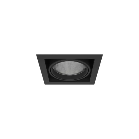 Luminária de Encastrar com Aba de Remate Tromilux 1007.100.9XX Preto