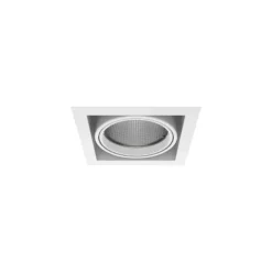 Luminária de Encastrar com Aba de Remate Tromilux 1007.100.1XX Branco