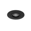 Luminária de Encastrar com Aba de Remate Orientável Tromilux 1004.100.9XX Preto
