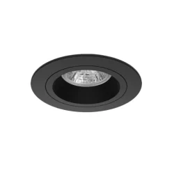 Luminária de Encastrar com Aba de Remate Tromilux 1003.100.9XX Preto