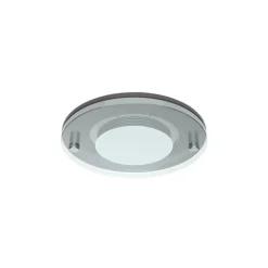 Luminária de Encastrar com Aba de Remate em Aço Inoxidável Tromilux 1002.100.9MX Preto
