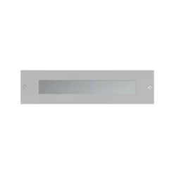 Luminária de Encastrar de Parede com Aba de Remate Tromilux 2016.105.2O3 Cinza