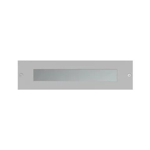 Luminária de Encastrar de Parede com Aba de Remate Tromilux 2016.105.2O3 Cinza