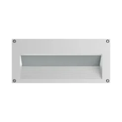 Luminária de Encastrar de Parede para Exterior Tromilux 2019.106.1F3 Branco