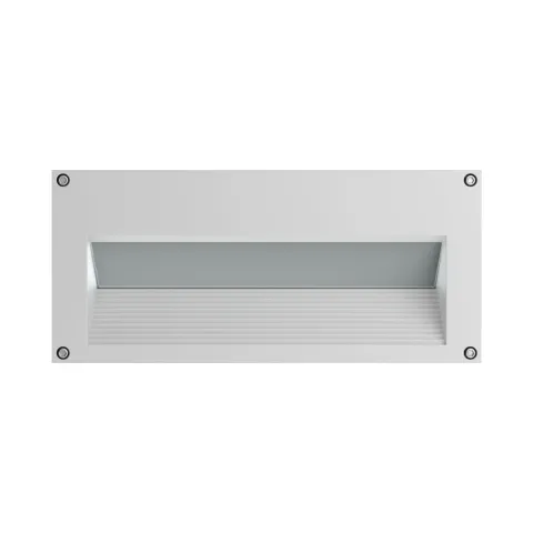 Luminária de Encastrar de Parede para Exterior Tromilux 2019.106.1F3 Branco
