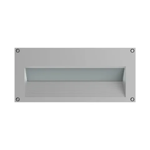 Luminária de Encastrar de Parede para Exterior Tromilux 2019.106.2F2 Cinza