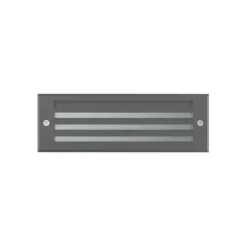 Luminária de Encastrar de Parede para Exterior Tromilux 2517.100.7OX Grafite