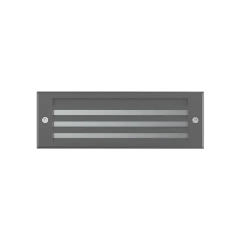 Luminária de Encastrar de Parede para Exterior Tromilux 2517.100.7OX Grafite