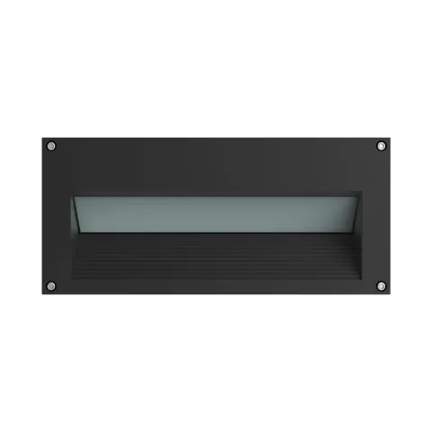 Luminária de Encastrar de Parede para Exterior Tromilux 2019.106.9F4 Preto