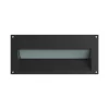 Luminária de Encastrar de Parede para Exterior Tromilux 2019.106.9F3 Preto