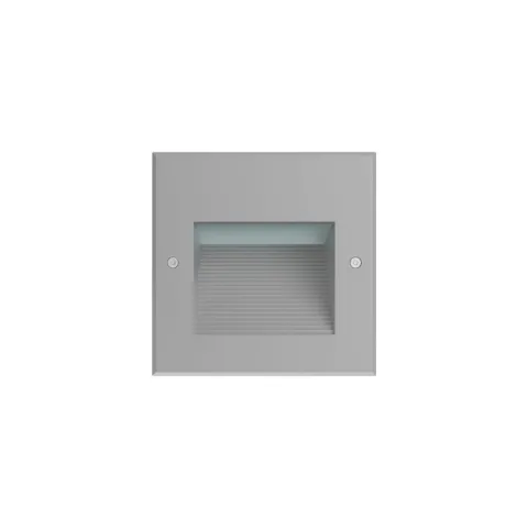 Luminária de Encastrar de Parede para Exterior Tromilux 2522.103.2F3 Cinza