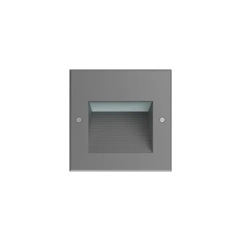 Luminária de Encastrar de Parede para Exterior Tromilux 2522.103.7F2 Grafite