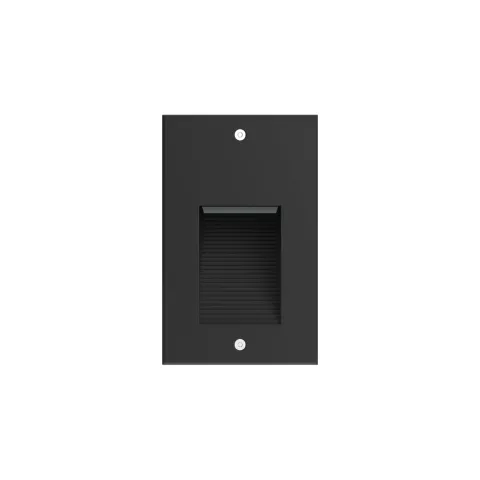 Luminária de Encastrar de Parede com Aba de Remate Tromilux 2523.103.9F2 Preto