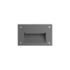 Luminária de Encastrar de Parede para Exterior Tromilux 2524.103.1F2 Branco