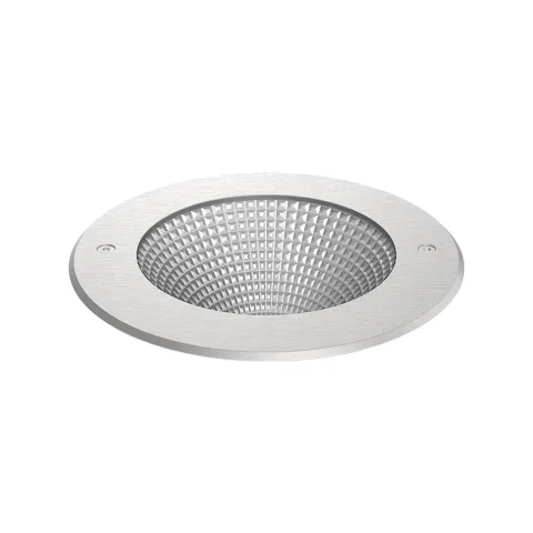 Luminária de Encastrar no Solo com Aro em Aço Inoxidável Tromilux 3022.122.8T4 Aço Inoxidável