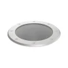 Luminária de Encastrar no Solo com Aro em Aço Inoxidável Tromilux 3021.100.8TX Aço Inoxidável
