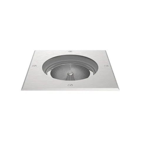Luminária de Encastrar no Solo com Aro em Aço Inoxidável Tromilux 3017.116.8T3 Aço Inoxidável