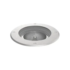 Luminária de Encastrar no Solo com Aro em Aço Inoxidável Tromilux 3016.116.8F3 Aço Inoxidável