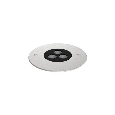 Luminária de Encastrar no Solo com Aro em Aço Inoxidável Tromilux 3007.302.8T3 Aço Inoxidável