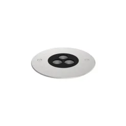 Luminária de Encastrar no Solo com Aro em Aço Inoxidável Tromilux 3007.302.8T4 Aço Inoxidável