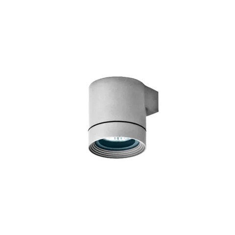 Luminária saliente de parede em alumínio extrudido Tromilux 2066.105.2T2 Cinza