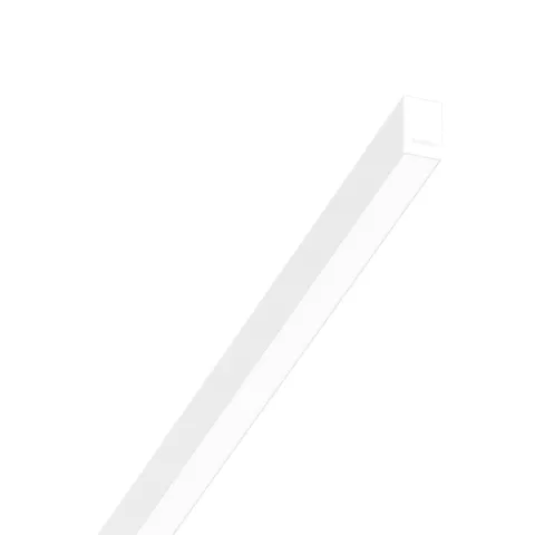 Luminária saliente de parede em alumínio com difusor em policarbonato Tromilux 4024.029.1O4 Branco