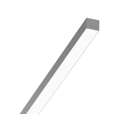 Luminária Saliente de Parede em Alumínio Extrudido Tromilux 4023.029.3O4 Cinza Satinado