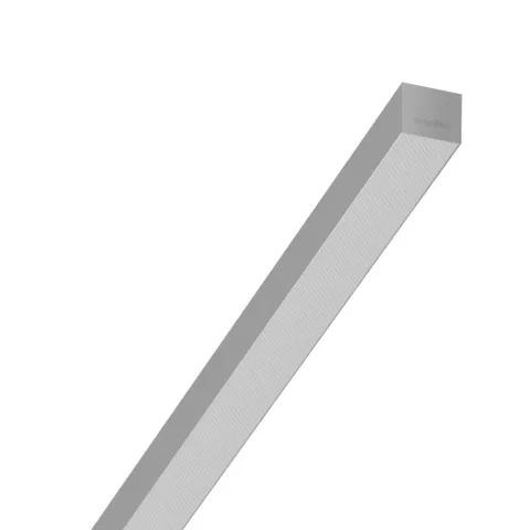 Luminária Saliente de Parede em Alumínio Extrudido Tromilux 4023.029.2P3 Cinza