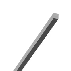 Luminária Saliente de Parede em Alumínio com Difusor Policarbonato Tromilux 4022.029.2B4 Cinza