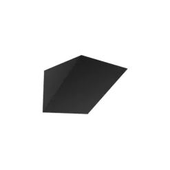 Luminária Saliente de Parede em Aço Inox Escovado ou Pintado Tromilux 4008.204.9O4 Preto