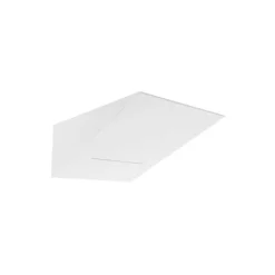 Luminária Saliente de Parede em Aço Inox Escovado ou Pintado Tromilux 4007.204.1O2 Branco