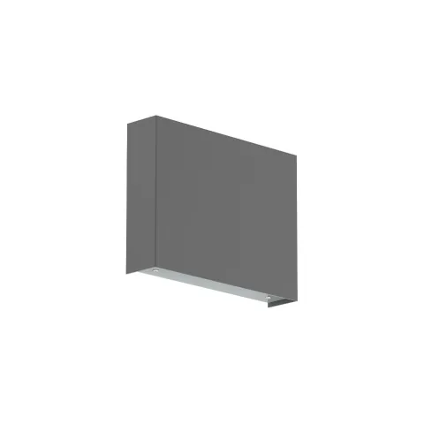 Luminária Saliente de Parede em Aço Inox Escovado Tromilux 4004.204.7O3 Grafite