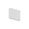 Luminária Saliente de Parede em Aço Inox Escovado ou Pintado Tromilux 4004.204.1O3 Branco