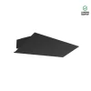 Luminária Saliente de Parede em Aço Inox Escovado ou Pintado Tromilux 4002.104.9O3 Preto