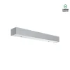 Luminária Saliente de Parede em Aço Inoxidável e Alumínio Tromilux 4001.204.8O4 Aço Inoxidável