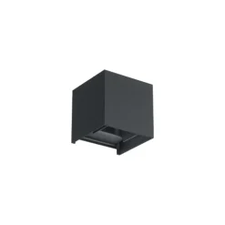 Luminária Saliente de Parede em Alumínio Pintado Tromilux 2040.107.9X3 Preto
