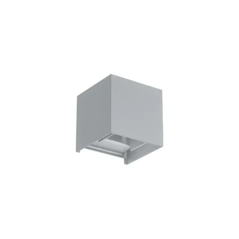 Luminária Saliente de Parede em Alumínio Tromilux 2040.107.2X2 Cinza