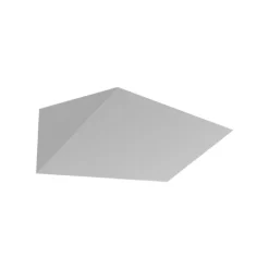 Luminária Saliente de Parede em Aço Inox Escovado ou Pintado Tromilux 4006.207.2O3 Cinza