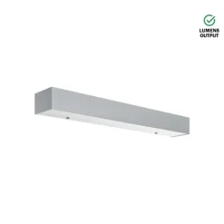 Luminária Saliente de Parede em Aço Inox Escovado ou Alumínio Pintado Tromilux 4001.204.8O2 Aço Inoxidável